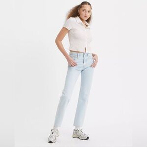 LEVI’S 501 ORIGINAL FIT WOMEN’S JEANS ICE CLOUD - LIGHT WASH W31 L30